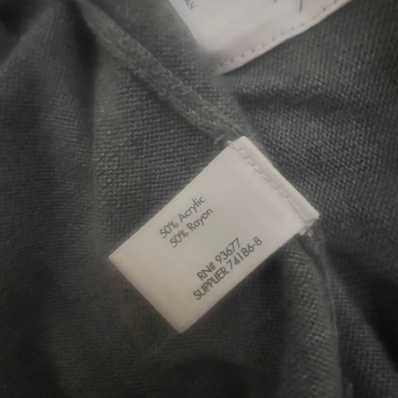 STYLUS |Women's Long Open Front Duster Cardigan Gray XL‎ (EUC) - Picture 7 of 8